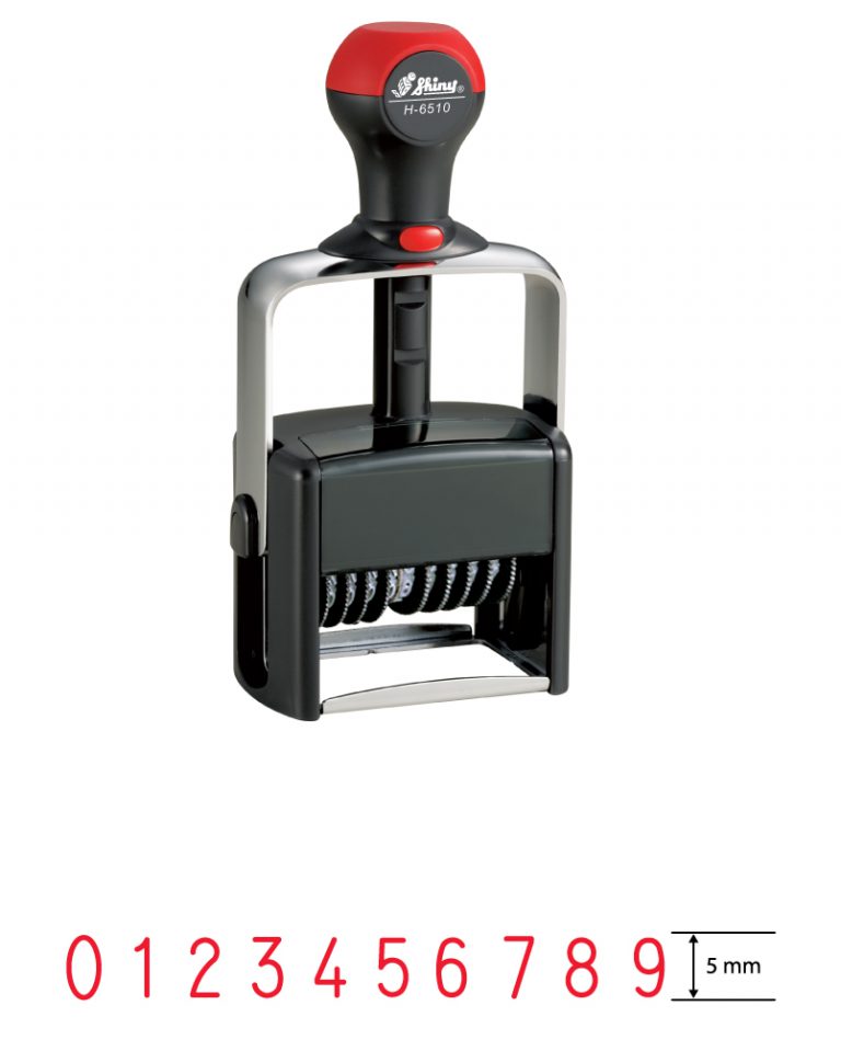 H-6510 (10 Digit Number) (5 mm)