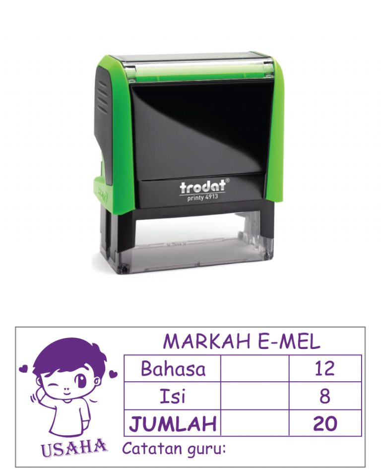 GRADING STAMP - DESIGN 2  (21 x 57mm)