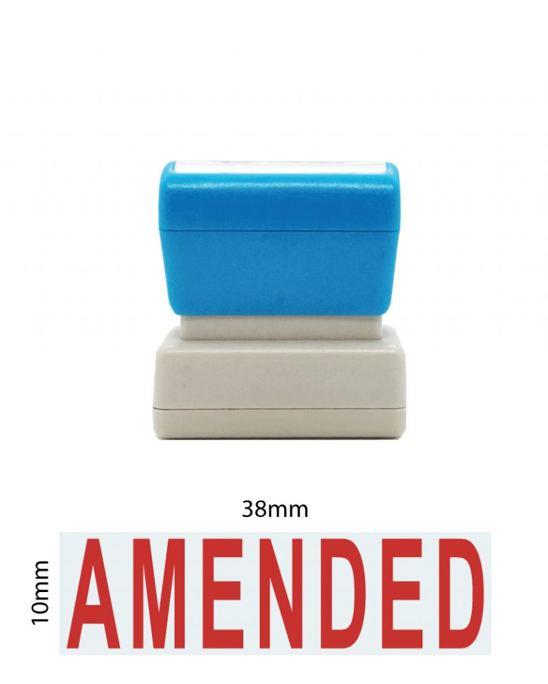 AMENDED STAMP (DA33)