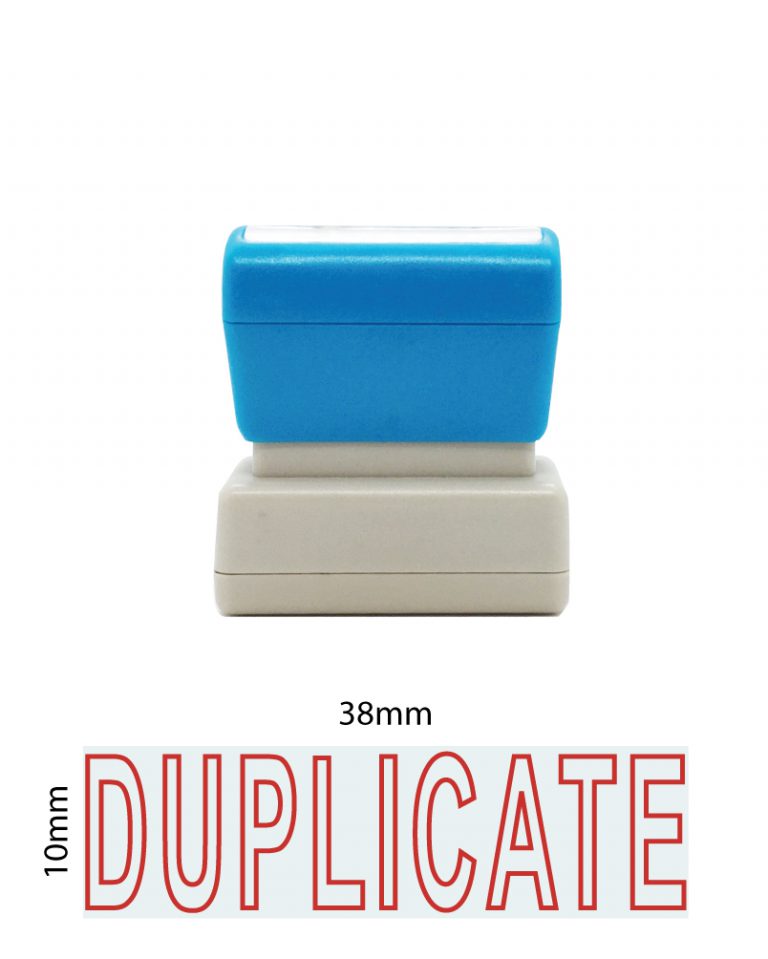 DUPLICATE STAMP (DA44)