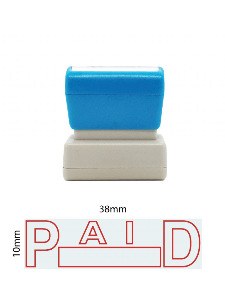 PAID WITH BORDER STAMP (DA49)