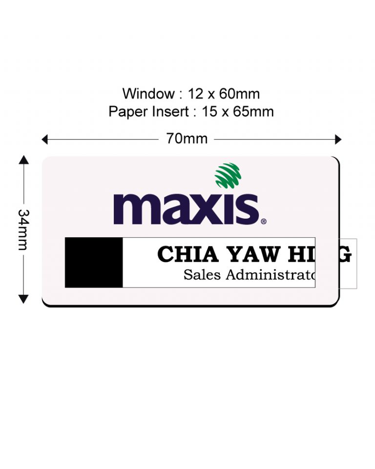 Colour Tag Reusable White (Acrylic) CTW3470