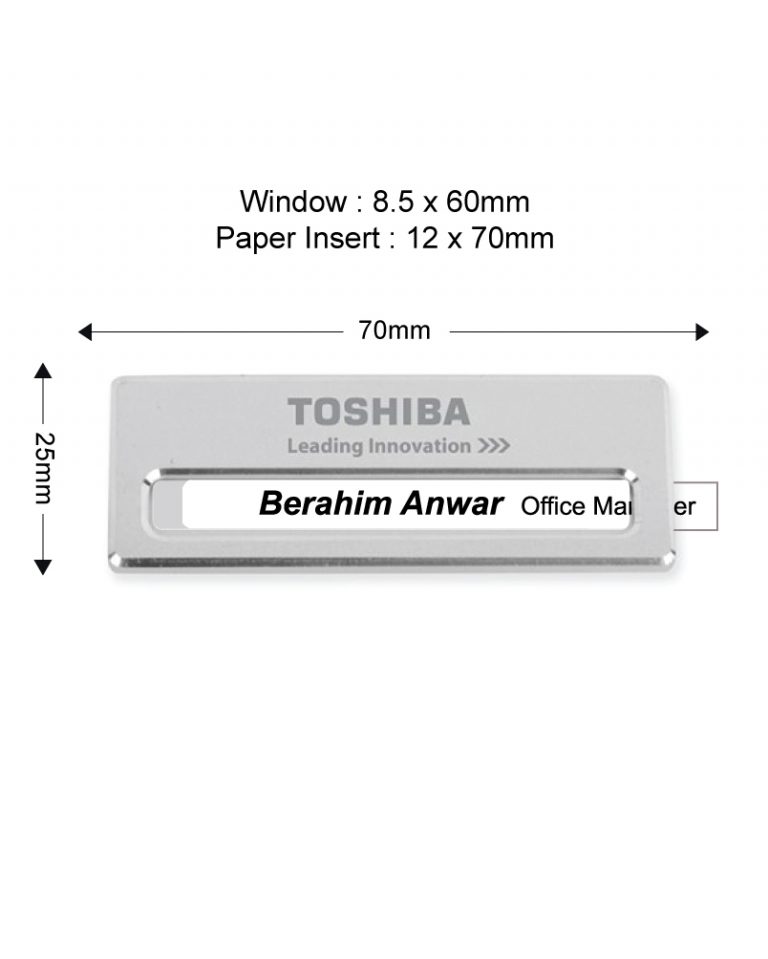 Colour Tag Reusable Silver (Aluminum) MRS2570